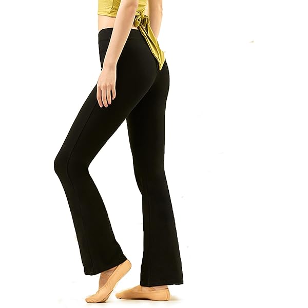 Katie パンツ Theatricals Womens V-Front Straight Leg Jazz Pants Black S